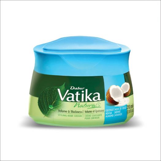 Dabur Vatika Naturals Styling Hair Cream – Coconut 210g (7.4 oz)