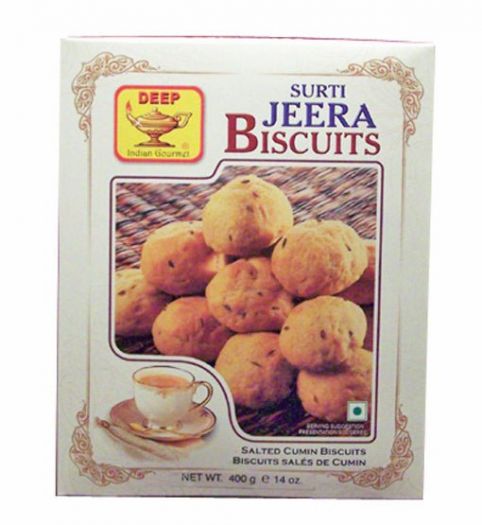 Deep Surti Jeera Biscuits Salted Cumin Biscuits 400GM