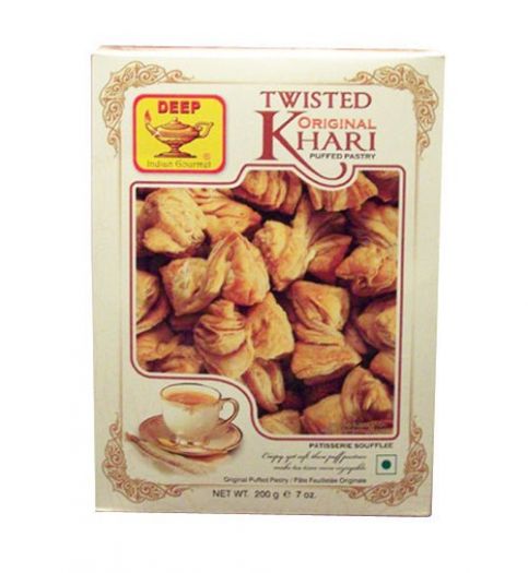 Deep Twisted Original Khari Puffed Pastry 7 OZ (200 Grams)