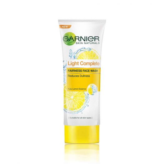 Garnier Light Complete Fairness Face Wash Reduces Dullness 100g - Singh Cart