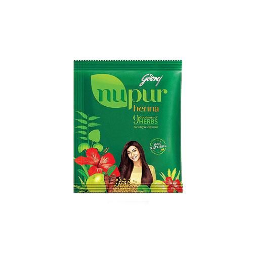 Godrej Nupur Henna Powder With Goodness Of 9 Herbs 400g