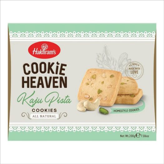 Haldiram’s Kaju Pista Cookies (200 Grams) - Singh Cart