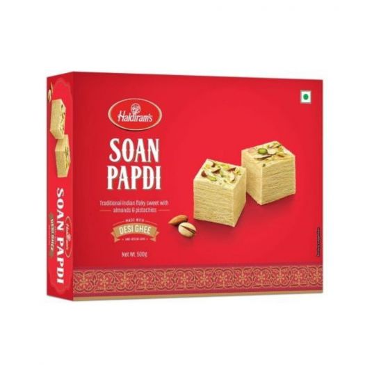 Haldirams Soan Papdi Made With Desi Ghee 500g - Singh Cart