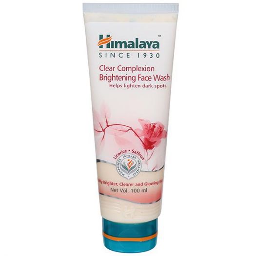 Himalaya Clear Complexion Brightening Face Wash Lighten Dark Spots 100ml