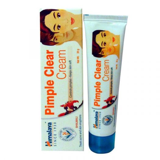 Himalaya Pimple Clear Cream Controls Pimple Keeps Skin Soft 20g