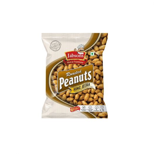 Jabsons Hing Jeera Peanuts (Roasted) 140 Grams (4.9 OZ)