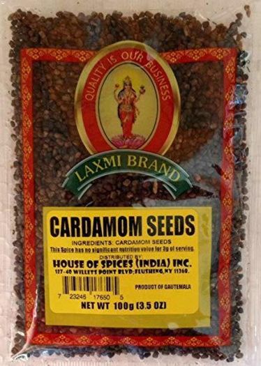 Laxmi Cardamom Seeds - 100 Gm (3.5 Oz) - Singh Cart