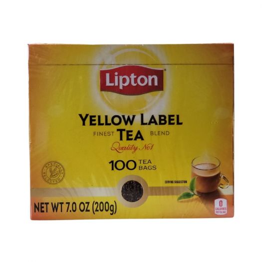 Lipton Yellow Label Tea Bags 100 Tea Bags 7oz