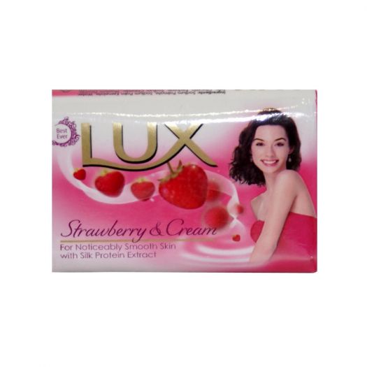 LUX Strawberry & Cream For Noticeably Smooth Skin Soap 5.29oz
