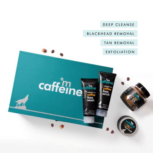 MCaffeine Coffee Mood Skin Care Gift Set 300g + 100ml