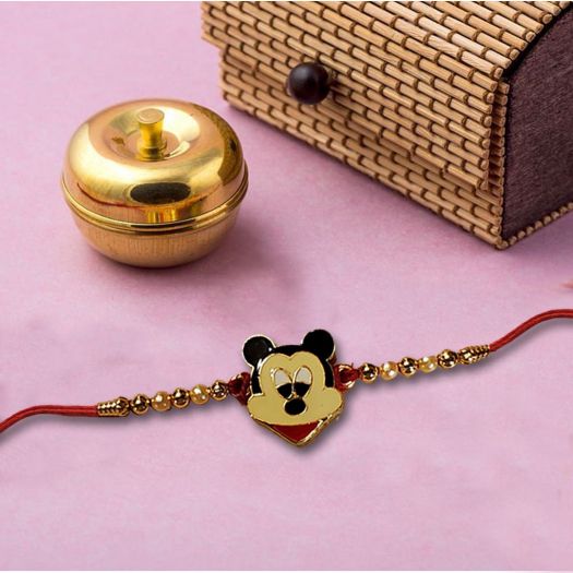 Mickey Mouse Rakhi For Kids - Singh Cart