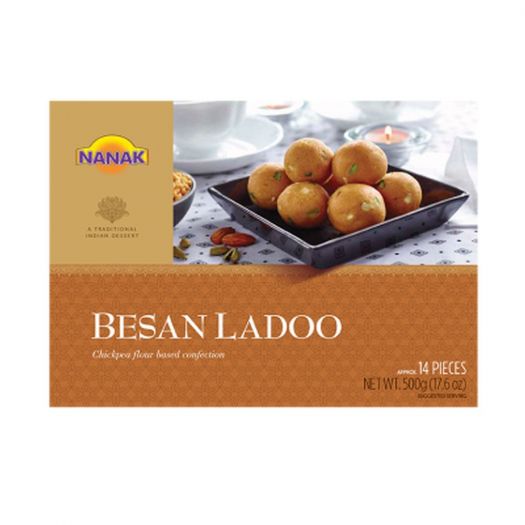 Nanak Besan Ladoo 500 g (17.6 oz) - Singh Cart