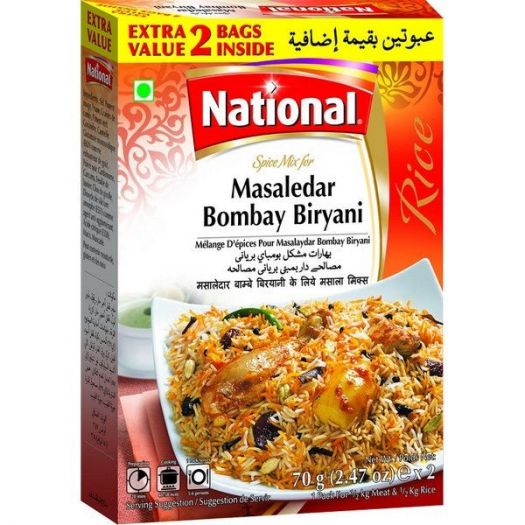 National Spice Mix For Masaledar Bombay Biryani 70g - Singh Cart