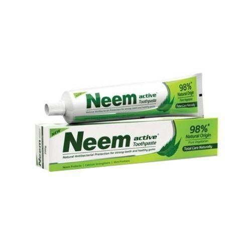 Neem Active Toothpaste Natural Origin Pure Vegetarian 125g (Pack of 6) - Singh Cart