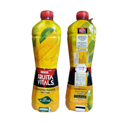 Nestle Fruita Vitals Chaunsa Mango Nectar 1 Litre (Pack of 2)