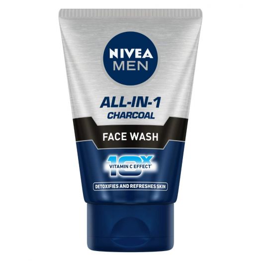 Nivea Men All-in-1 Charcoal Face Wash Detoxifies And Refreshes Skin 100g - Singh Cart