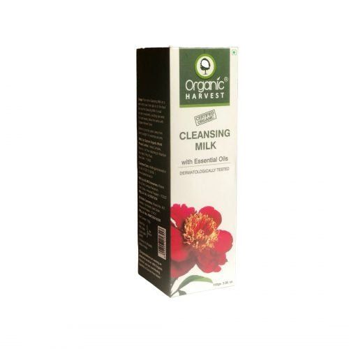 Organic Harvest Cleansing Milk With Essential Oils 100 ml - Singh Cart