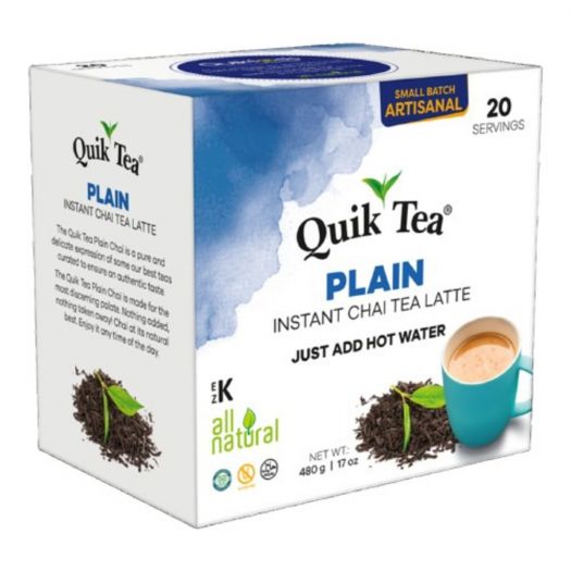 Quik Tea Plain Chai 20 Pouhes 480g