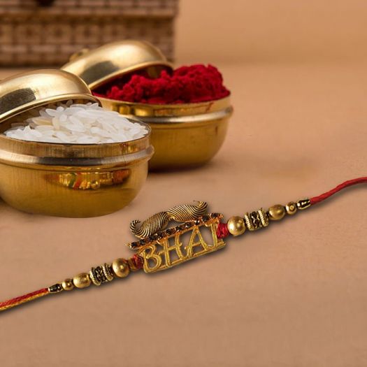 Rakhi For Bhai With Mustaches