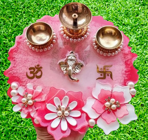 Resin Puja Thali