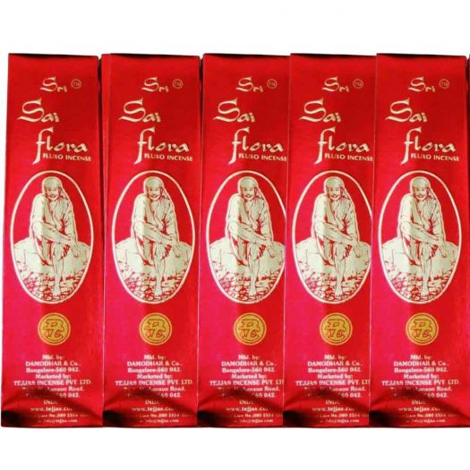 Sai Flora Fluxo Incense Sticks 25g (Pack of 2)-Pack of 5