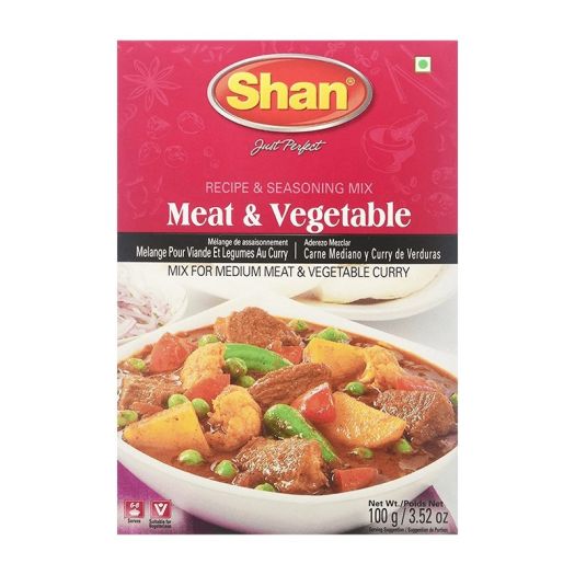 Shan Meat & Vegetable Recipe and Seasoning Mix 100g