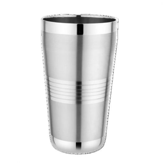 Stainless Steel Lassi, ThumsUp Deepline Glass - Set of 6 Pieces