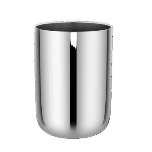 Stainless Steel Royal Plain Glass (7 cm x 9.5 cm) - Set of 6 Pieces