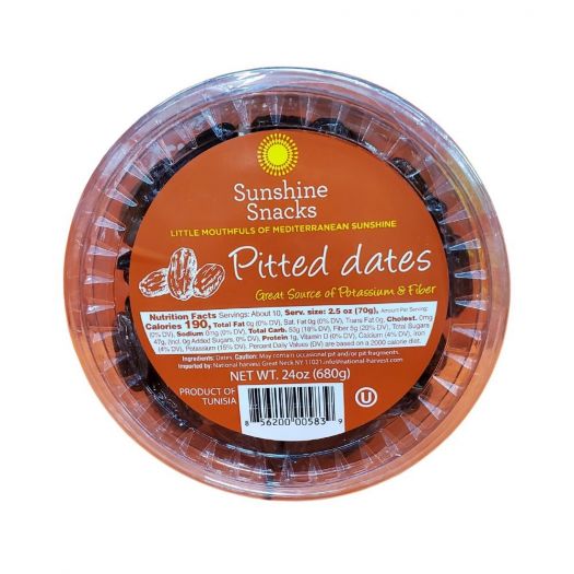 Sunshine Snacks Pitted Dates Best Quality 2lb