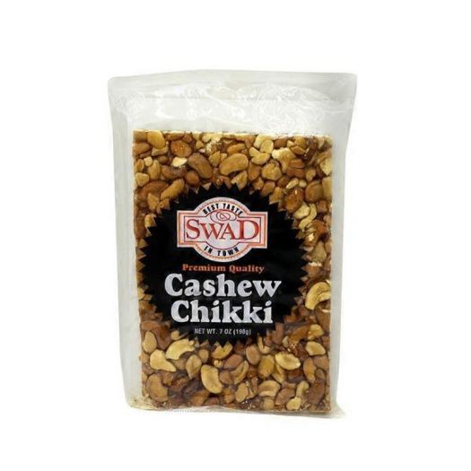 Swad Cashew Chikki 7oz - Singh Cart