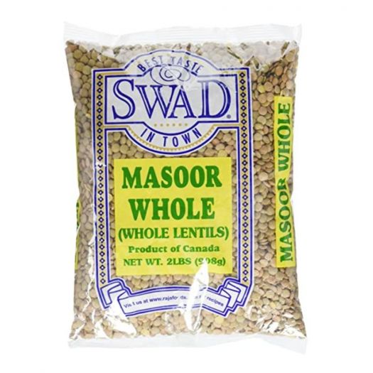 Swad Masoor Whole (Whole Lentils) 4lbs - Singh Cart