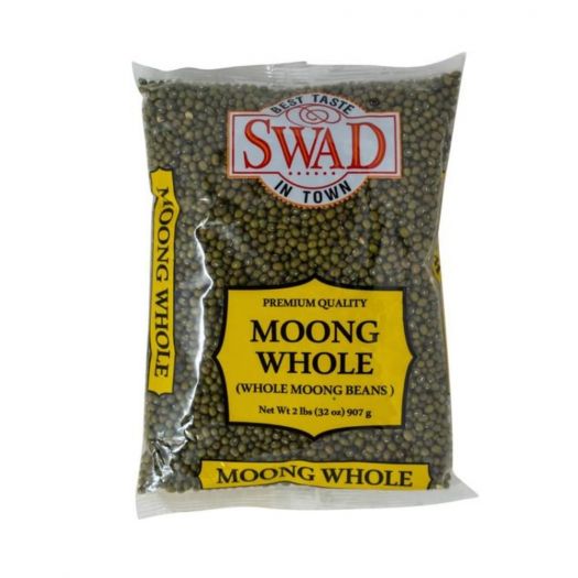 Swad Moong Whole (Whole Moong Beans) 4lbs - Singh Cart