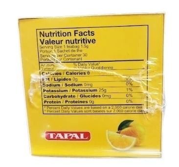 Tapal Lemon Green Tea 30 Tea Bags 1.58 OZ (45 Grams)