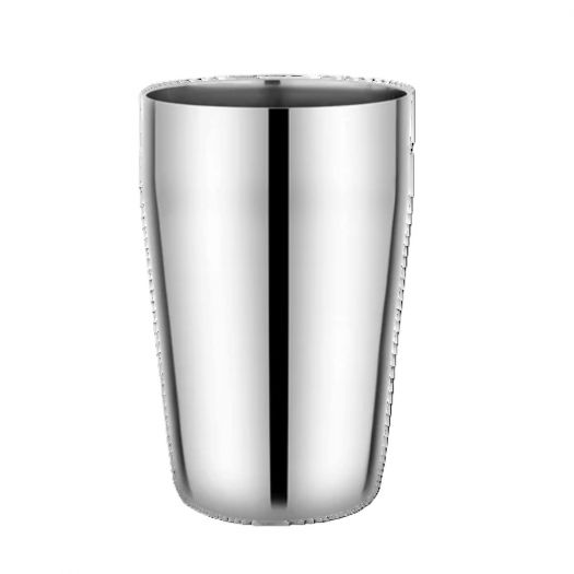 ThumsUp Stainless Steel Glass Plain Set of 6 Pieces (7 cm x 12 cm)