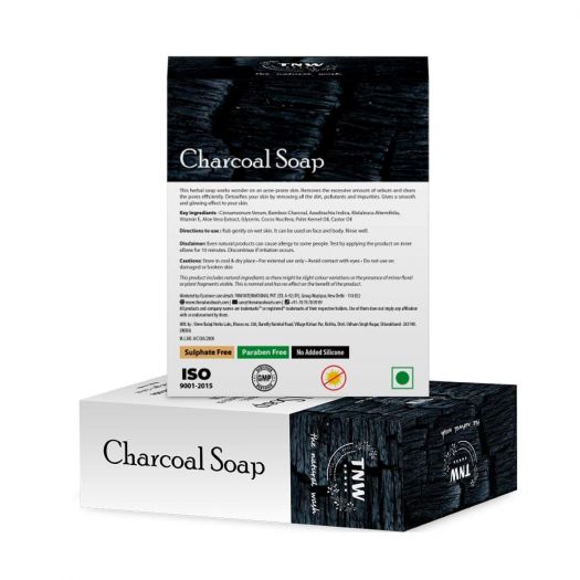 TNW Handmade Charcoal Soap For Blackheads & Acne 100g