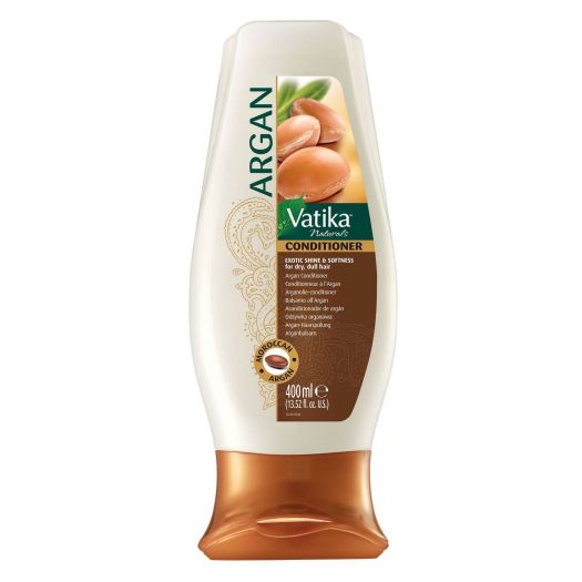 Vatika Naturals Conditioner Argan Exotic Shine & Softness For Hair 400ml (Pack of 2) - Singh Cart