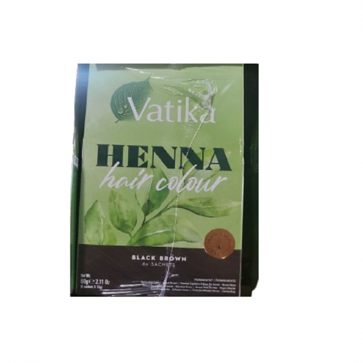 Vatika Henna Hair Colour Black Brown 60g