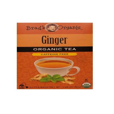 Brad's Organic Ginger Tea (20 Tea Bags)