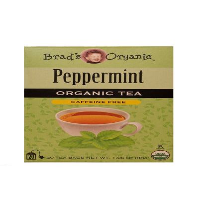 Brad's Organic Peppermint Tea (20 Tea Bags)