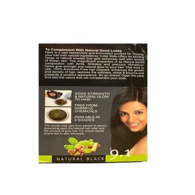 Color Mate Hair Color Natural Black 150g