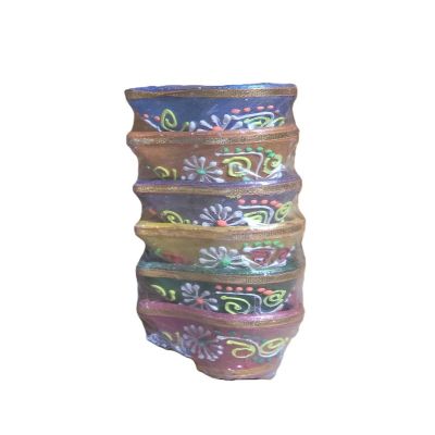 Festive & Colorful Hand-Painted Diya Set – Pack of 6