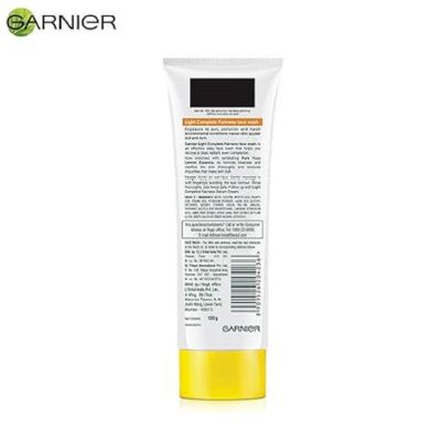 Garnier Light Complete Fairness Face Wash Reduces Dullness 100g