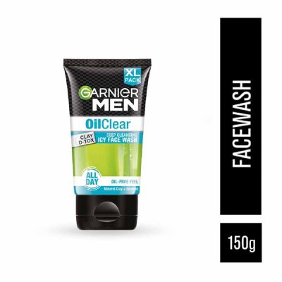 Garnier Men OilClear Deep Cleaning Icy Face Wash 100g