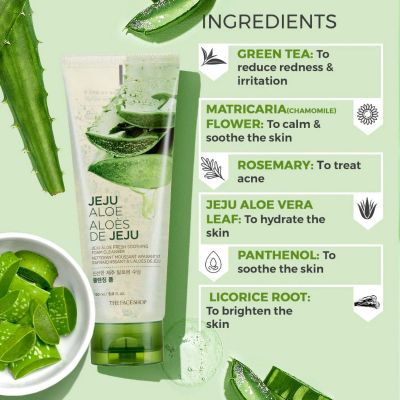 Herb Day 365 Jeju Aloe Foam Cleanser For Hydrating & Cooling Skin 150ml