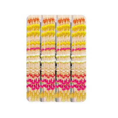 Multicolor Floral & Pearl Toran / Bandhanwar with Golden Bells 