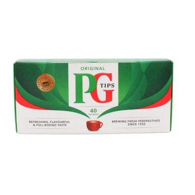 PG Tips Pyramid 40 Tea Bags (125g)
