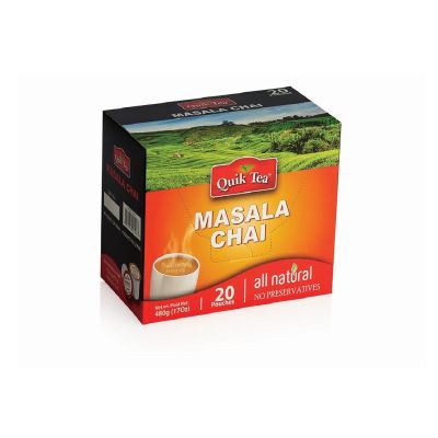 Quik Tea Masala Chai Spiced 20 Pouches (480g)