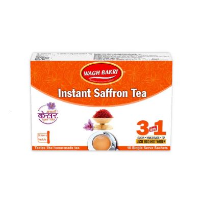 Wagh Bakri Instant Saffron Tea 3 in1 Zafrani Chai 260g