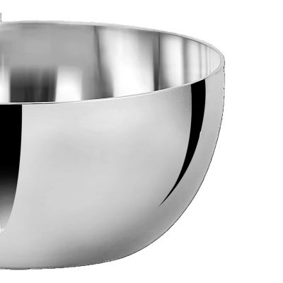 Stainless Steel Apple Bati Modern Katori/Bowl – 6 Pieces (6 Inches), Round Design