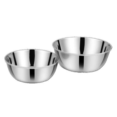 Stainless Steel Mukta Bati Plain Katori/Bowl Set - 6 Pieces (5 Inches)